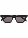 Saint Laurent Sl 462 Sulpice D-frame Sunglasses In 黑色