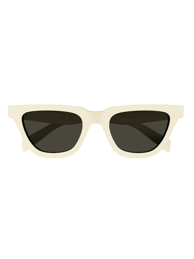 Saint Laurent Sl 462 Sulpice Sunglasses In Ivory Ivory Grey