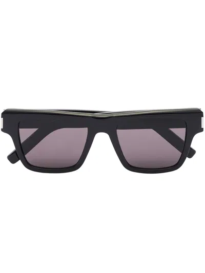 Saint Laurent Sl 469 Square-frame Sunglasses In 黑色