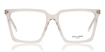 Saint Laurent Sl 474 Opt Women's Glasses, Brown, Size 56
