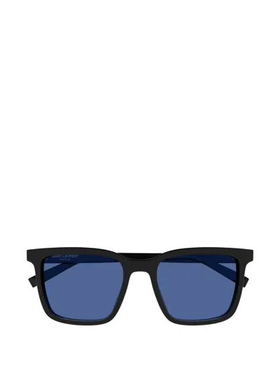 Saint Laurent Sl 500 Square-frame Sunglasses In Black