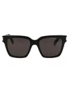 Saint Laurent Black Sl 507 Sunglasses In 001 Black Black Grey
