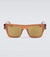 Saint Laurent Sl 51 Square Sunglasses In Brown