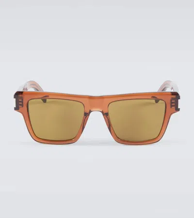 Saint Laurent Sl 51 Square Sunglasses In Brown