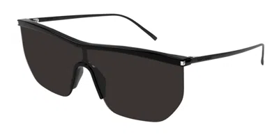 Saint Laurent Sl 519 Mask 001 Women's Sunglasses Black Size 199