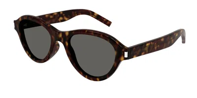 Saint Laurent Sl 520 Sunset 002 Occhiali Da Sole Tartarugatishell Per Uomo In Brown