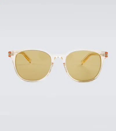 Saint Laurent Sl 527 Sunglasses In Yellow-yellow-green
