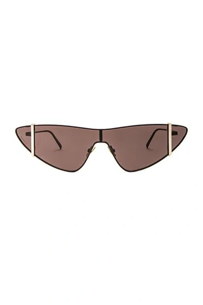 Saint Laurent Cat Eye Sunglasses In Black