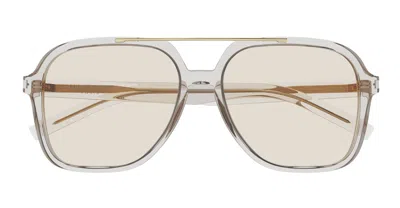 Saint Laurent Sl 545-002 - Crystal Sunglasses In Transparent