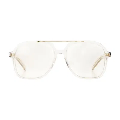 Saint Laurent Sl 545 Sunglasses In Gold