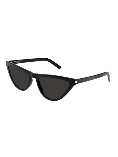 Saint Laurent Sl 550 Slim Sunglasses In Black