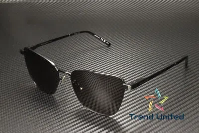 Pre-owned Saint Laurent Sl 551 001 Cat Eye Metal Black 57 Mm Women's Sunglasses