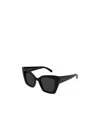 Saint Laurent Sl 552 Oversized Sunglasses In Black