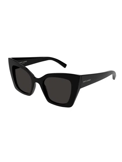 Saint Laurent Sl 552 Sunglasses In Black Black Black