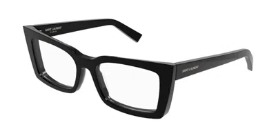 Saint Laurent Sl 554 Women's Glasses, , Size 54 In Black