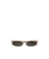 Saint Laurent Eyewear Tortoiseshell Sunglasses In Black