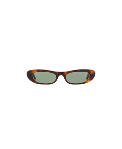 SAINT LAURENT SAINT LAURENT EYEWEAR RECTANGULAR FRAME SUNGLASSES
