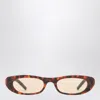 Saint Laurent Sl 557 Shade Havana Sunglasses In Multi
