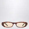 Saint Laurent Sl 557 Shade Havana Sunglasses In Brown