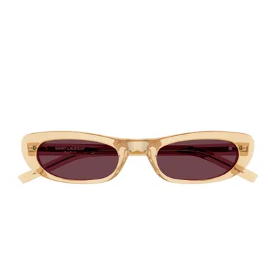 SAINT LAURENT SAINT LAURENT SL 557 SHADE LINEA SL LOGO 007 YELLOW VIOLET SUNGLASSES