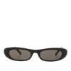 Saint Laurent Sl 557 Shade Sunglasses In Black