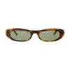 Saint Laurent Sl 557 Sunglasses In Brown