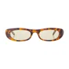 Saint Laurent Sl 557 Sunglasses In Brown