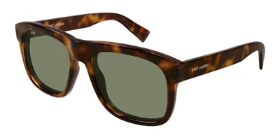 Saint Laurent Sl 558 011 Occhiali Da Sole Tartarugatishell Per Uomo In Brown