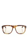 Saint Laurent Sl 558 Aviator Sun Glasses Brown In Brown