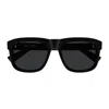 Saint Laurent Eyewear Square Frame Sunglasses In Black