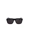 Saint Laurent Sl 558 Square-frame Sunglasses In Black