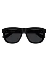 Saint Laurent Sl 790 Linea Corner Angle 001 Black Crystal Sunglasses