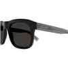 Saint Laurent Sl 558003 Black Grey Black In 003 Black Grey Black