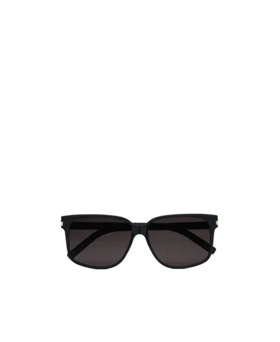 Saint Laurent Sl 560 Square-frame Sunglasses In Black