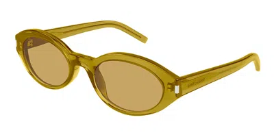 Saint Laurent Sl 567 004 Occhiali Da Sole Verdi Per Donna In Green