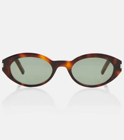 SAINT LAURENT SL 567 OVAL SUNGLASSES