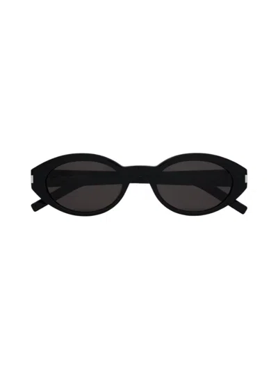 Saint Laurent Cat-eye Tinted Sunglasses In Black