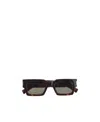 Saint Laurent Sl 572 Square-frame Sunglasses In Black