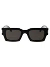 Saint Laurent Sl 572 Square-frame Sunglasses In Black