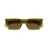 Saint Laurent Sl 572-008 Green-green-brown In Green-green-brown