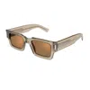 Saint Laurent Sl 572 Sunglasses In Brown