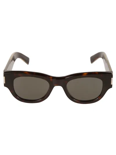 Saint Laurent Sl 573 Sunglasses In Brown