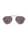 Saint Laurent Sl 575 Round-frame Sunglasses In Black