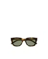 Saint Laurent Sl 582 Square-frame Sunglasses In Gray