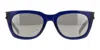 Saint Laurent Sl 582 Square-frame Sunglasses In Gray