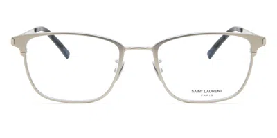 Saint Laurent Sl 585 Asian Fit Men's Glasses, Silver, Size 54