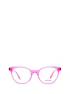Saint Laurent Sl 589 Fuchsia Glasses In 004 Fuchsia Fuchsia Trans
