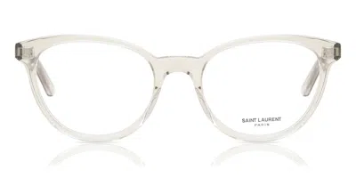 Saint Laurent Sl 589 Women's Glasses, Brown, Size 52 In Neutral