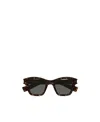 Saint Laurent Sl 592 Square-frame Sunglasses In Black