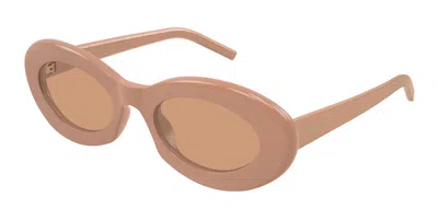 Saint Laurent Sl 594 010 Occhiali Da Sole Marroni Per Donna In Brown